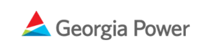 Georgia Power logo featuring a colorful triangle next to the company name in gray text on a light background—perfect for those seeking reliable heating and air services Atlanta residents trust.