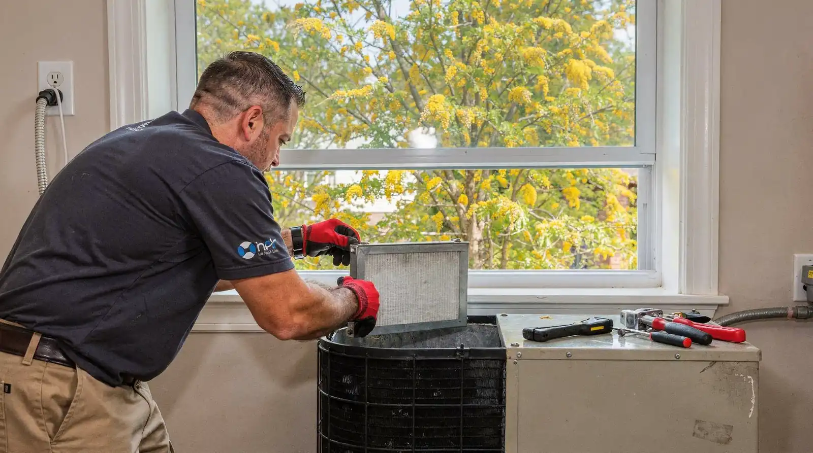 Opening windows during high pollen season can let more allergens into the home rather than